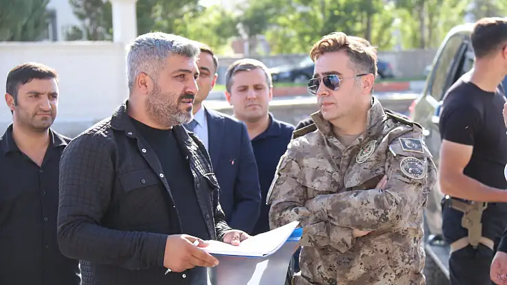 Müdür Önder, sınır ilçesi Doğubayazıt'ta çalışmaları yerinde inceledi