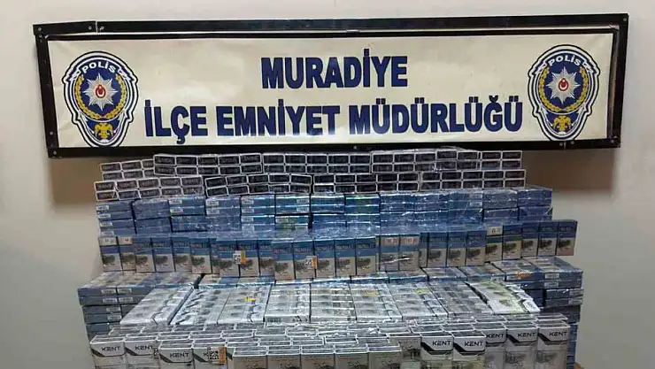 Muradiye'de kaçak sigara operasyonu: 3 bin 750 paket ele geçirildi