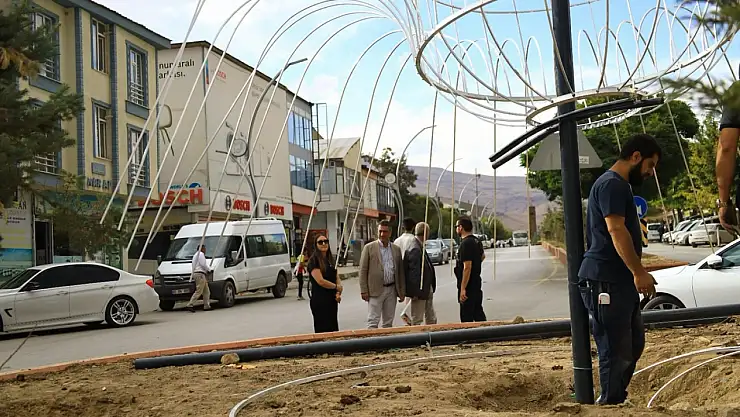 Muradiye Merkezi Yeni Işıklarla Parlayacak: Modern Aydınlatma Çalışmaları Başladı
