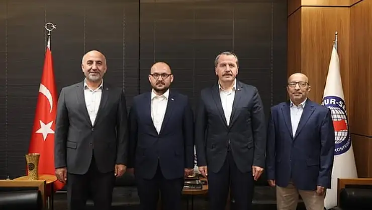 Muş Alparslan Üniversitesi Rektörü Prof. Dr. Mustafa Alican Ankara'da Memur-Sen Genel Merkezi'nde
