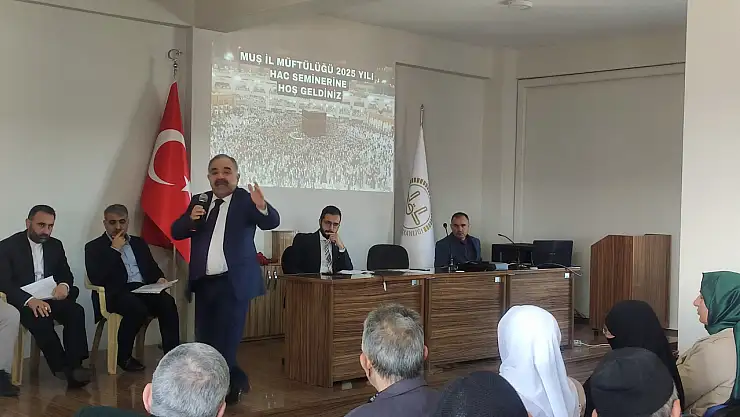 Muş İl Müftülüğü 2025 Yılı Hac Semineri Düzenledi