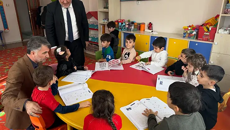 Muş İl Müftüsü İbrahim Yavuz, Zafer 4-6 Yaş Kur'an Kursunda İncelemelerde Bulundu