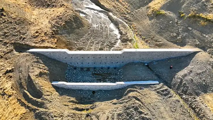 Muş Korkut'ta Üst Havza Tedbirleri Projesi Kapsamında Tersip Bentleri Tamamlandı