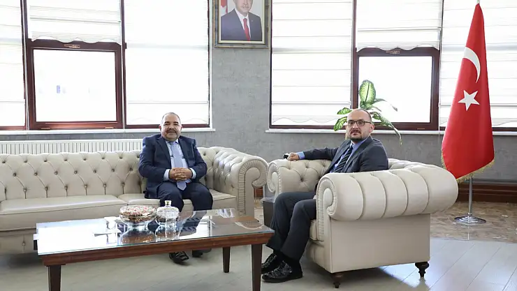 Muş Müftüsü İbrahim Halil Demir'den Rektör Prof. Dr. Mustafa Alican'a Veda Ziyareti