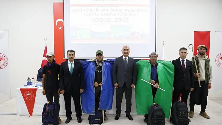 Muş'ta 400 Çobana Gelişmiş Ekipman Desteği Sağlandı