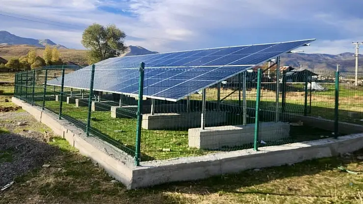 Muş'ta Güneş Enerjili İçme Suyu Tesisi Hizmete Açıldı