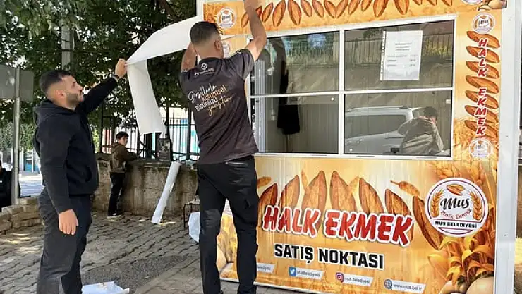 Muş'ta Halk Ekmek Büfeleri Yenilenerek Modern Bir Görünüme Kavuştu