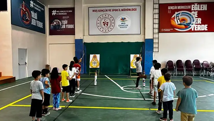 Muş'ta Okçuluk Antrenmanları Yoğun Katılımla Devam Ediyor