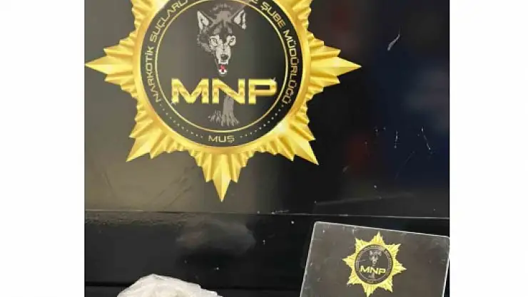 Muş'ta polisiye operasyon: 983 gram metamfetamin ele geçirildi