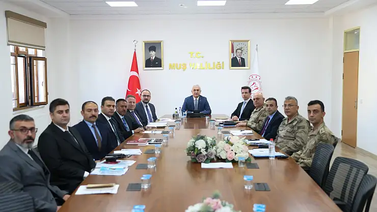 Muş'ta Üniversite Güvenlik Tedbirleri Toplantısı Gerçekleştirildi