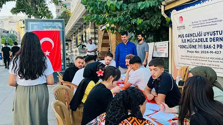 Muş'ta Uyuşturucu ile Mücadele Projesi 'Gençliğine İyi Bak 2' Başladı