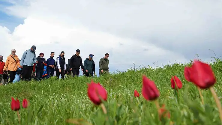 Muş Valisi Çakır, doğa yürüyüşünde Korkut'un güzelliklerini keşfetti