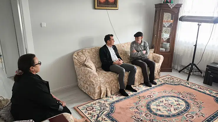 Narman Kaymakamı'ndan Kıbrıs Gazilerine Hane Ziyareti