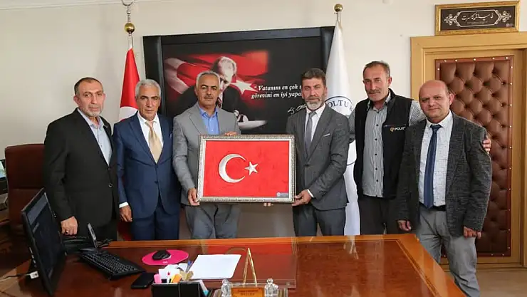 Oltu Ayyıldız Köyü Dernek Başkanından Nazik Ziyaret
