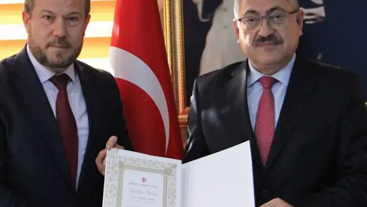 Oltu'da Vekaletle Kurban Hizmetlerine Teşekkür Belgesi