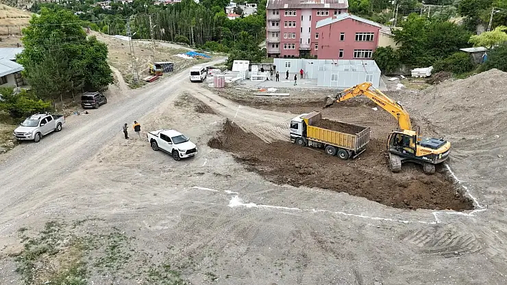 Olur'da TOKİ Konut Projesi Temel Açma Çalışmaları Başladı, Başkan Ergün'den Vizyoner Açıklama