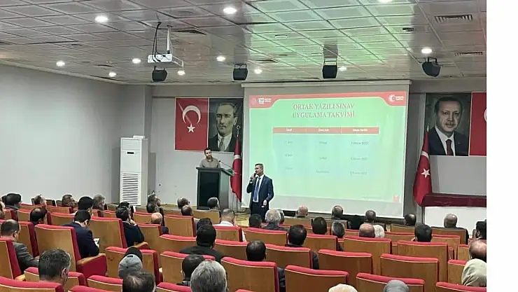 Ortak Yazılı Sınavlar Öncesi Bilgilendirme Toplantısı Gerçekleştirildi