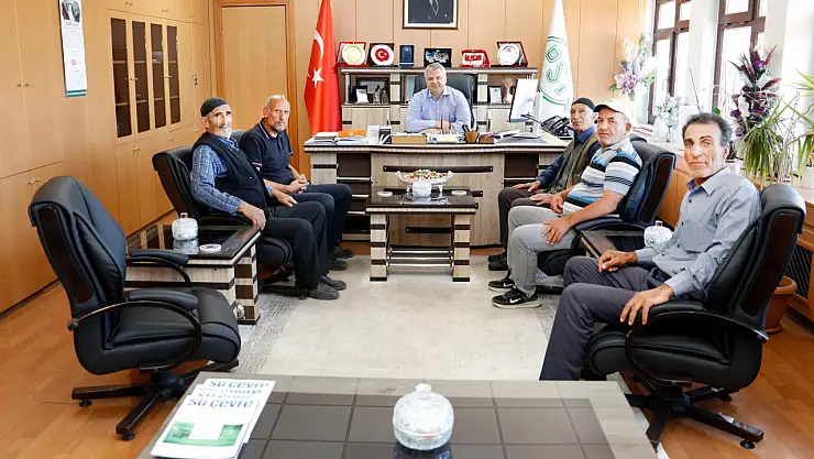 Otlukkapı Mahallesi Heyetinden DSİ 8. Bölge Müdürü Oğuzhan Yavuz'a Ziyaret