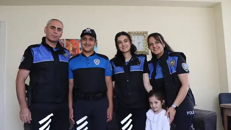 Özel Çocuk Ahmet Arif'in Polis Olma Hayali Gerçekleşti