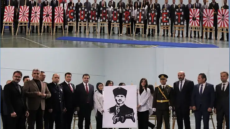 Pasinler'de Cumhuriyet Bayramı 102. yıl dönümü coşkuyla kutlandı, ödüller verildi ve gösteriler yapıldı