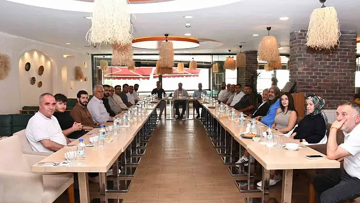 Patnos Belediye Başkanı Taşkın gazetecilerle bir araya geldi