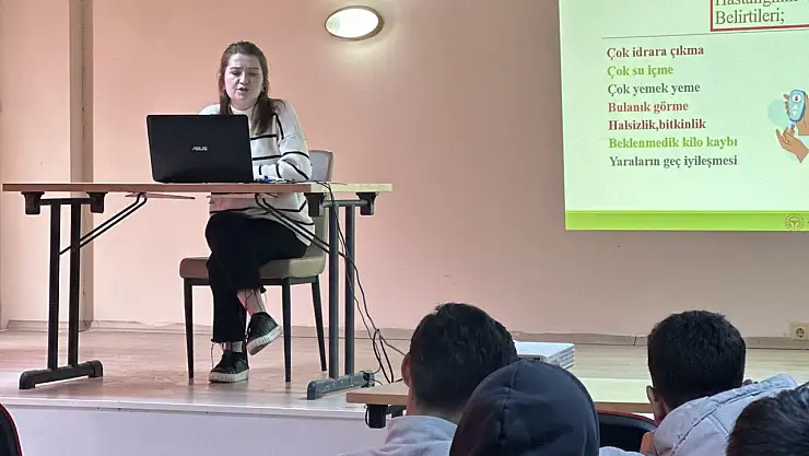 Patnos Meslek Yüksekokulu öğrencilerine sağlıklı yaşam semineri verildi
