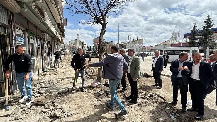 Patnos'ta cadde ve bulvarlarda büyük dönüşüm başladı