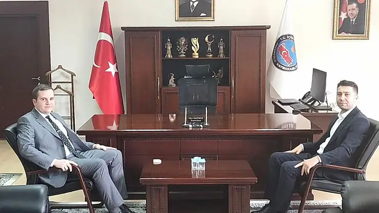 Pazaryolulu Kahramanmaraş Hakimi Kaymakam Fikri Badioğlu'nu Ziyaret Etti
