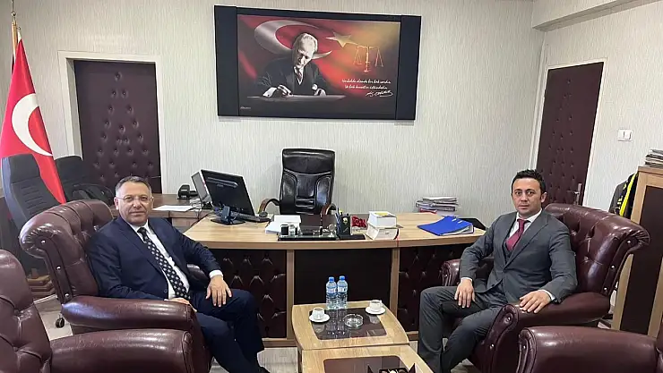 Rektör Gürel'den Iğdır 1. Ağır Ceza Mahkemesi Başkanı Akbaş'a İade-i Ziyaret