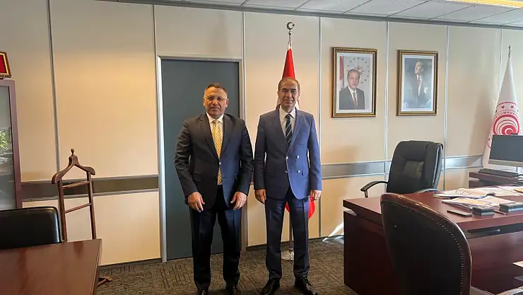 Rektör Gürel'den Uluslararası Hizmet Ticareti Genel Müdürlüğü'ne Ziyaret