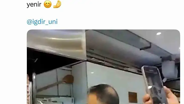Rektör Gürel, dönerci tezgahında yıllar sonra geçmişe döndü