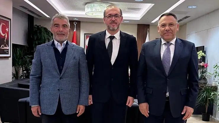 Rektör Gürel ve Milletvekili Alagöz'den Sağlık Bakan Yardımcısı Okumuş'a Ziyaret
