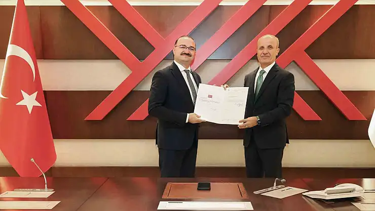 Rektör Hacımüftüoğlu'ndan YÖK Başkanı Özvar'a İkinci Dönem İçin Kutlama Mesajı