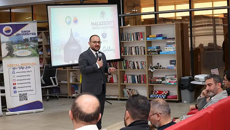Rektör Prof. Dr. Mustafa Alican Sinop Üniversitesi'nde Malazgirt Üzerine Konuştu