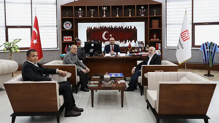 Rektör Prof. Dr. Mustafa Alican, Cihannüma Heyetini Makamında Kabul Etti