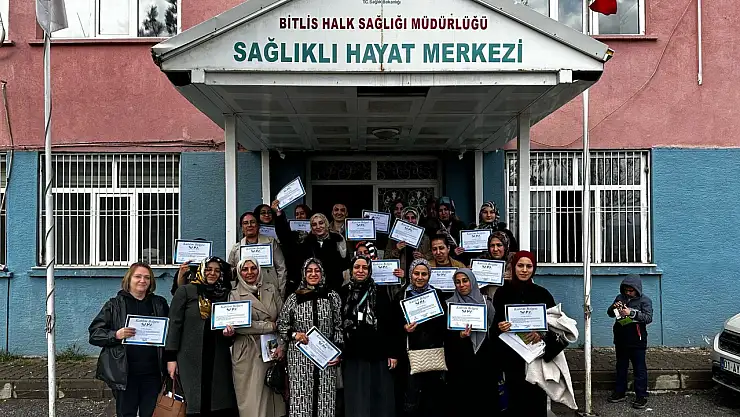 Sağlıklı Hayat Akademisi Bitlis'te İlk Mezunlarını Verdi!