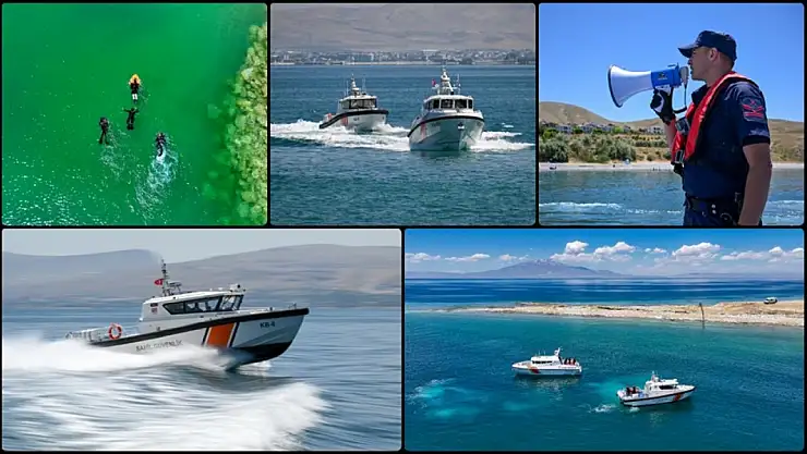 Sahil Güvenlik Ekipleri, Van Gölü'nde Boğulmalara Karşı Alarmda