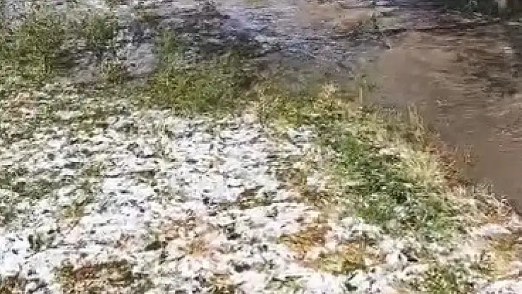 Sarıkamış'ta Gelen Sağanak Yağış Ekili Alanları ve Evleri Su Baskınına Maruz Bıraktı