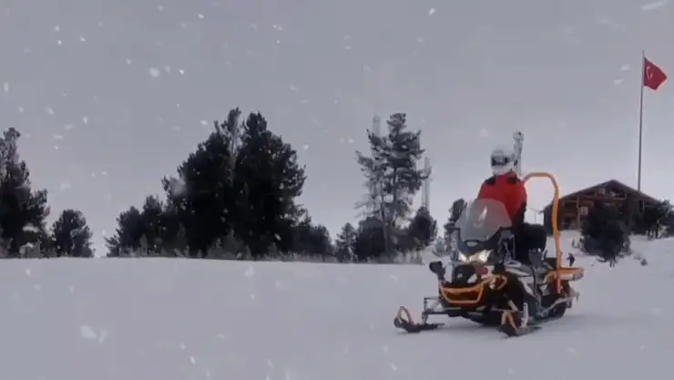 Sarıkamış'ta kış turizmi için JAK timleri 7/24 güvenlik sağlıyor