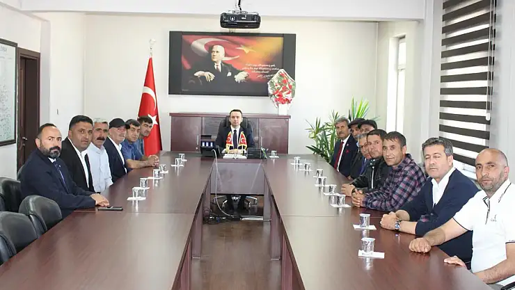 Şehit Aileleri ve Gazilerden Kaymakam Bakan'a Ziyaret