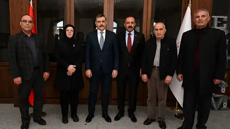 Şehit Yakınlarından Erzurum Valisi Mustafa Çiftçi'ye Ziyaret