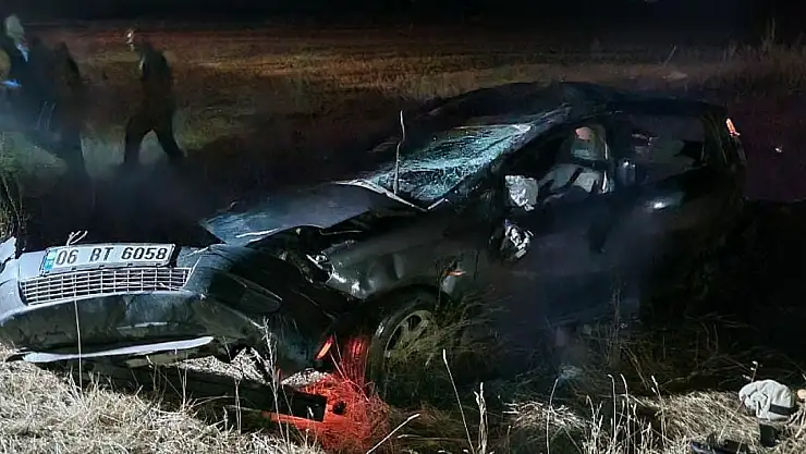 Selim'de trafik kazası: 1 ölü, 3 yaralı, çocuklar da var!