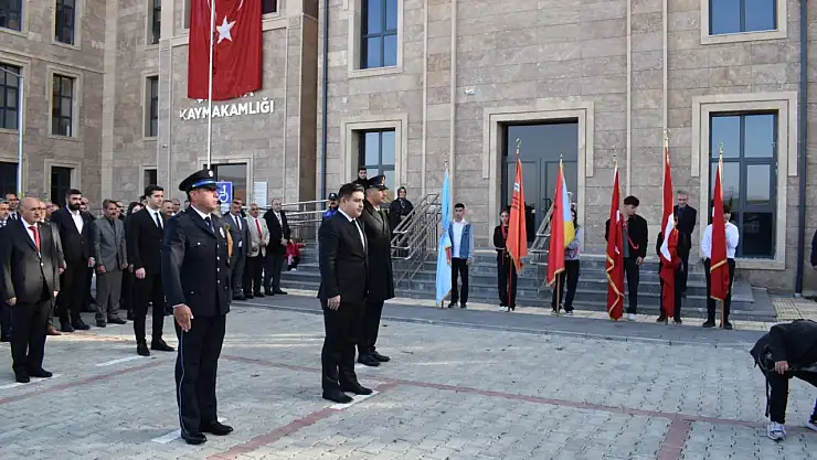 Şenkaya'da 10 Kasım Atatürk'ü Anma Günü Töreni Düzenlendi