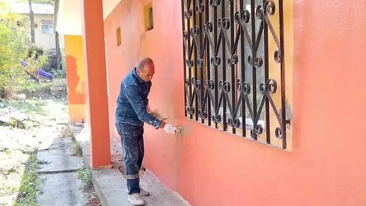 Şenkaya'da Yaşlı Bakım Evi Yenileniyor