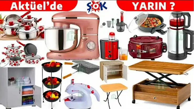 ŞOK'tan Belirgin Yenilik: 10 Aralık 2025'te Hamur Yoğurma Makinesi Raflarda!