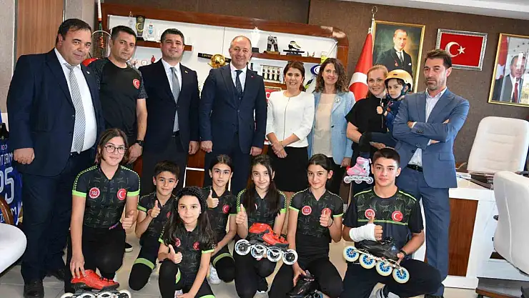 Speed Skating Kulübü'nden İl Müdürü Çakmur'a Nezaket Ziyareti ve Sporun Rolü Üzerine Görüşme