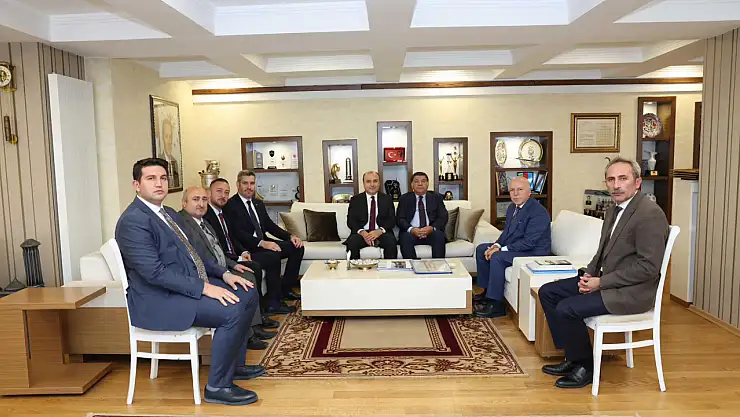 Tarım Kredi Kooperatifleri Heyeti Erzurum Büyükşehir Belediyesini Ziyaret Etti