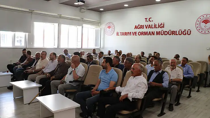 Tarım sayımı için Ağrı'da muhtarlar bilgilendirildi