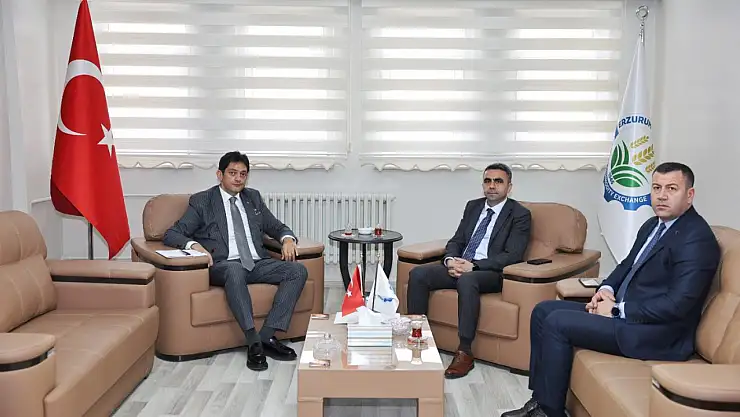 Tarım ve Orman İl Müdürü Kenger'den Erzurum Ticaret Borsası'na TDİOSB Ziyareti
