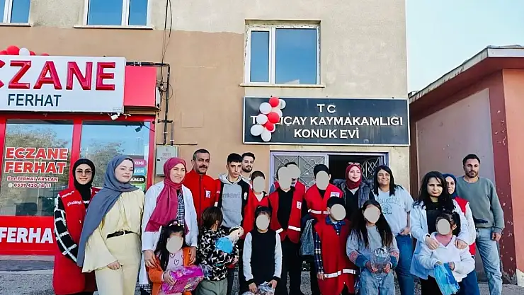 Taşlıçay'da Kızılay haftasında anlamlı ziyaret